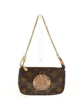 Louis Vuitton Handbag Mini Pochette T & B Monogram Canvas Brown